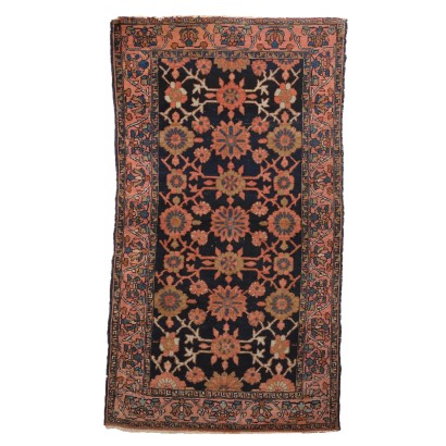 Tapis Malayer Ancien Coton Laine Noeud Gros Iran 194 x 108 cm