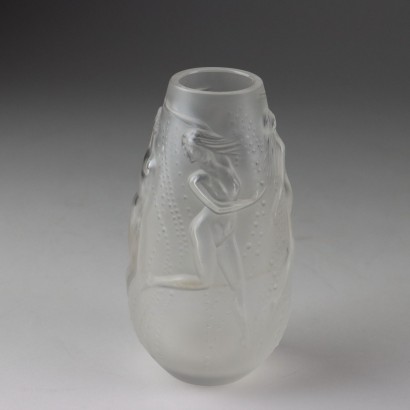 Vase Simple Fleur Lalique Modèle Nymphes