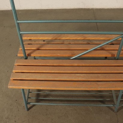 Banc de vestiaire de salle de sport des années 1960