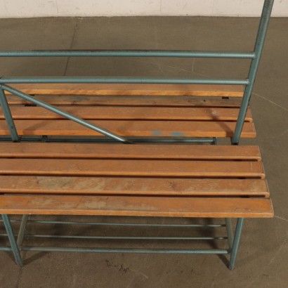 Banc de vestiaire de salle de sport des années 1960