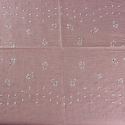 Nappe rose avec 12 serviettes