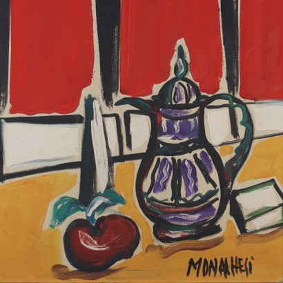 Peinture de Saint Monachesi, Composition avec carafe, Saint Monachesi, Saint Monachesi, Saint Monachesi