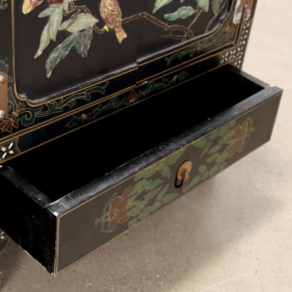 Table de chevet, table de chevet Chinoiserie