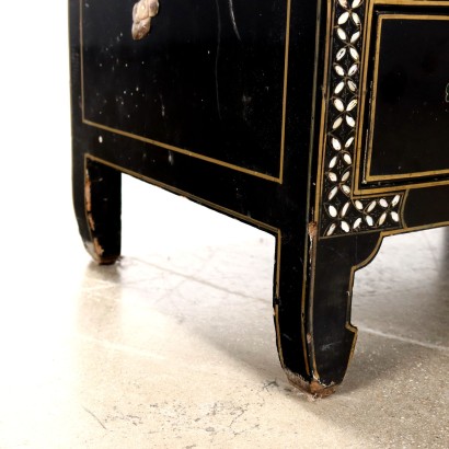 Table de chevet, table de chevet Chinoiserie