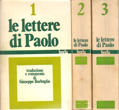 Le lettere di Paolo (3 Volumi)