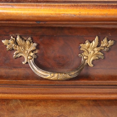 LIVING ROOM CABINET WITH MIRROR, Baroque Style Sideboard