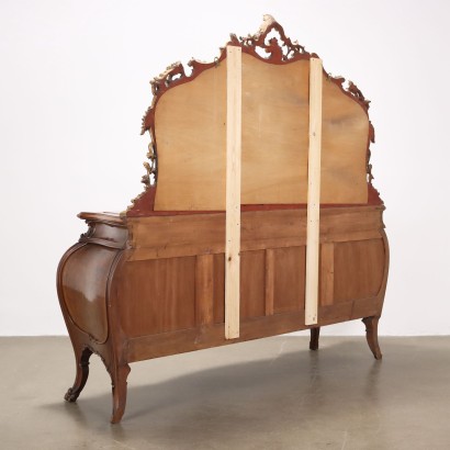 LIVING ROOM CABINET WITH MIRROR, Baroque Style Sideboard