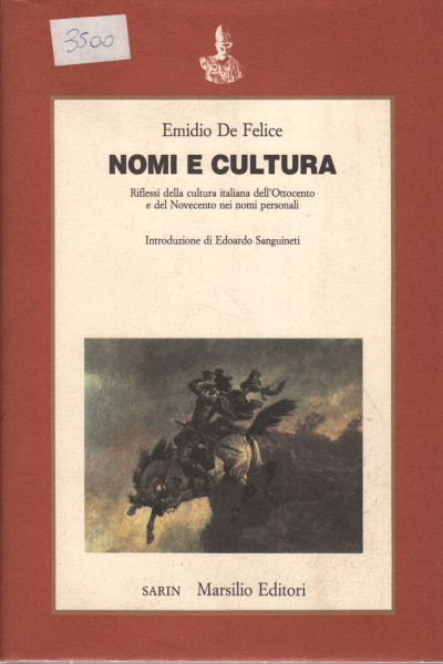 Nomi e cultura, Emidio De Felice