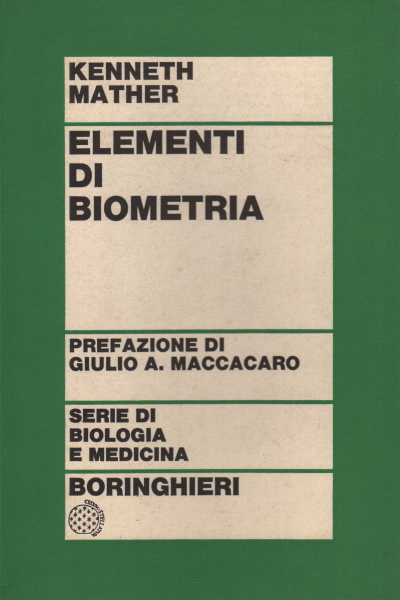 Elemente der Biometrie, Kenneth Mather