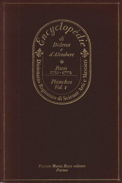 Encyclopédie de Diderot et d'alembert (Vol. 1), Denis Diderot, Jean-Baptiste D'alembert