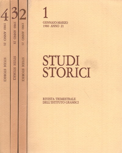 Estudios históricos. Revista trimestral Año XXI 1980, AA.VV.