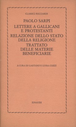 Lettere a gallicani e protestanti dalla 