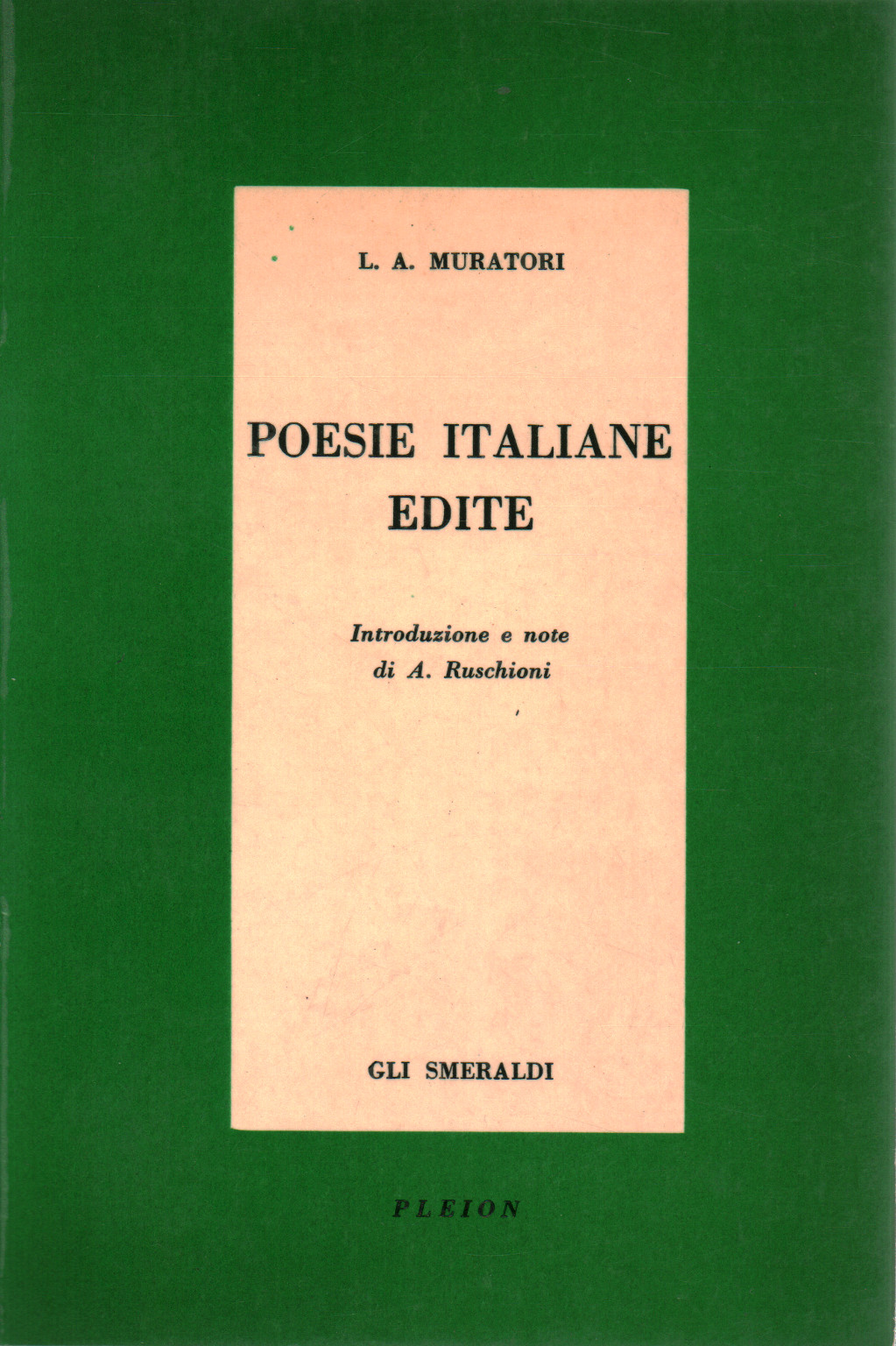 Poemas en italiano, publicada, s.una.