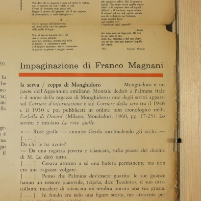 Feuille volante compilée par Eugenio Montale et Gior, s.a.