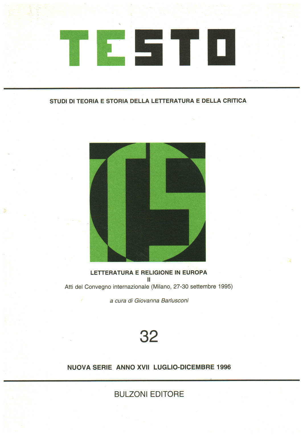 Texto,31 Año XVII, julio-diciembre,1996, AA.VV