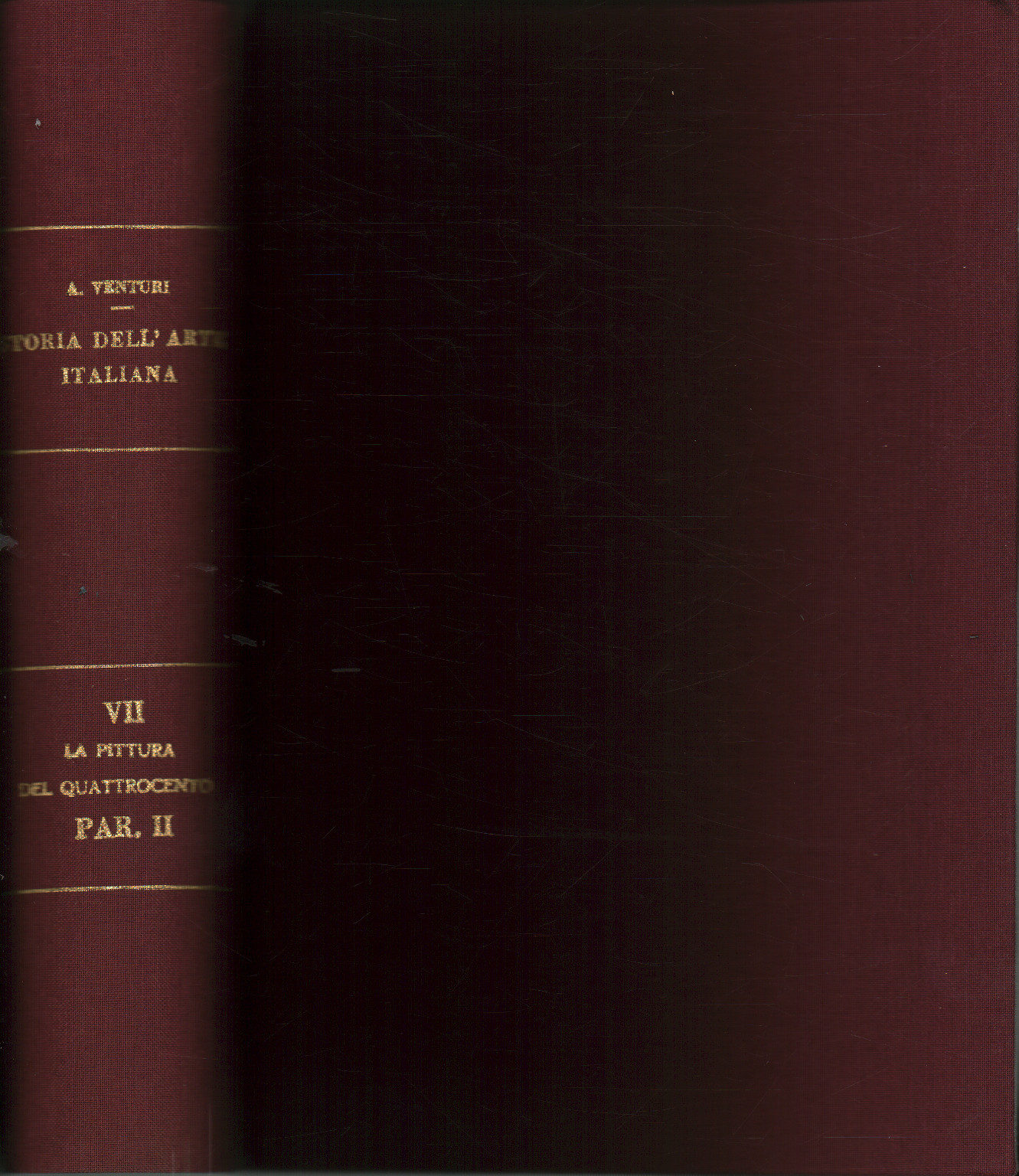 Historia del arte italiano. Volumen VII. Volumen II, A. Venturi
