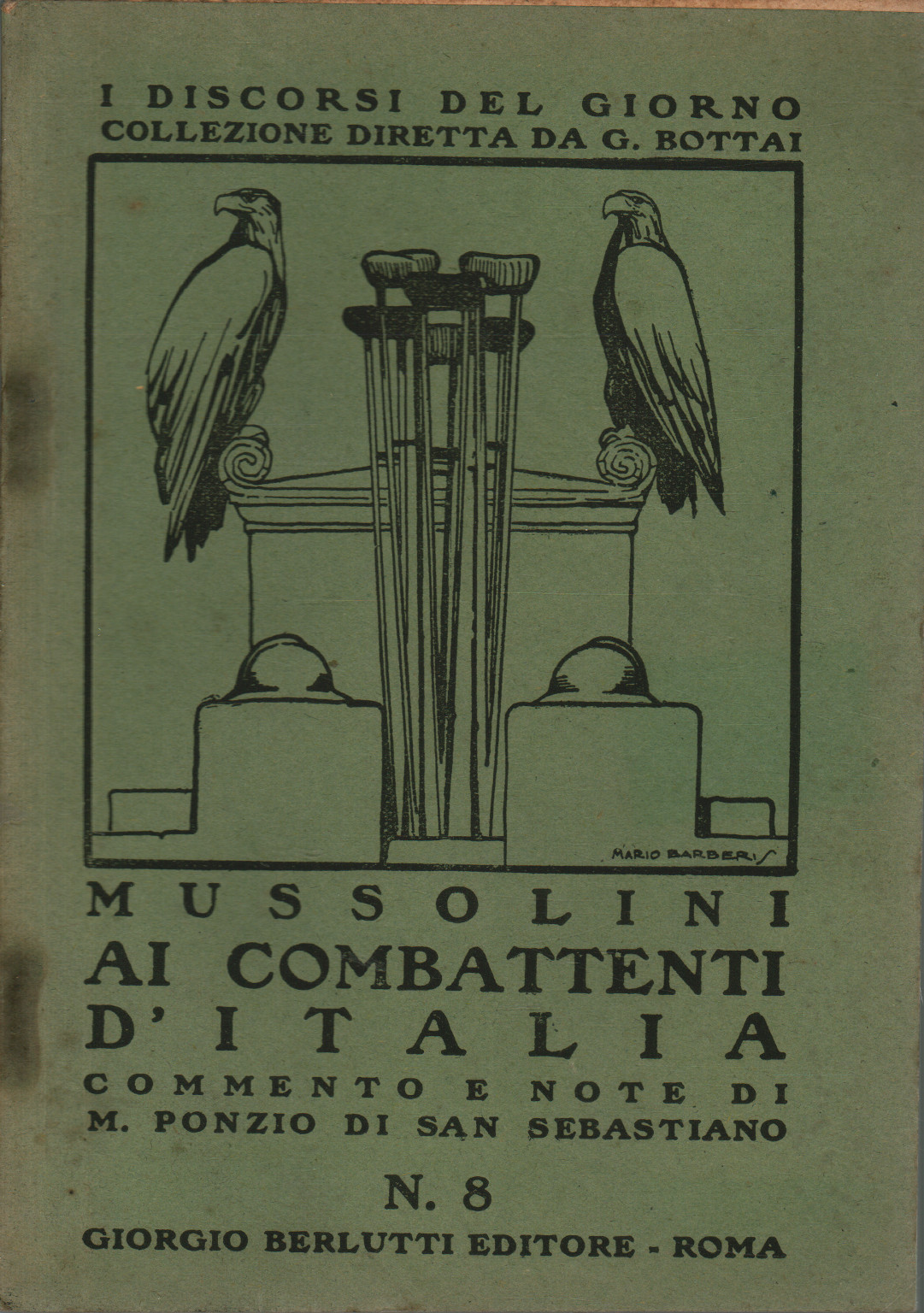 Mussolini aux combattants d'Italie, s.a.