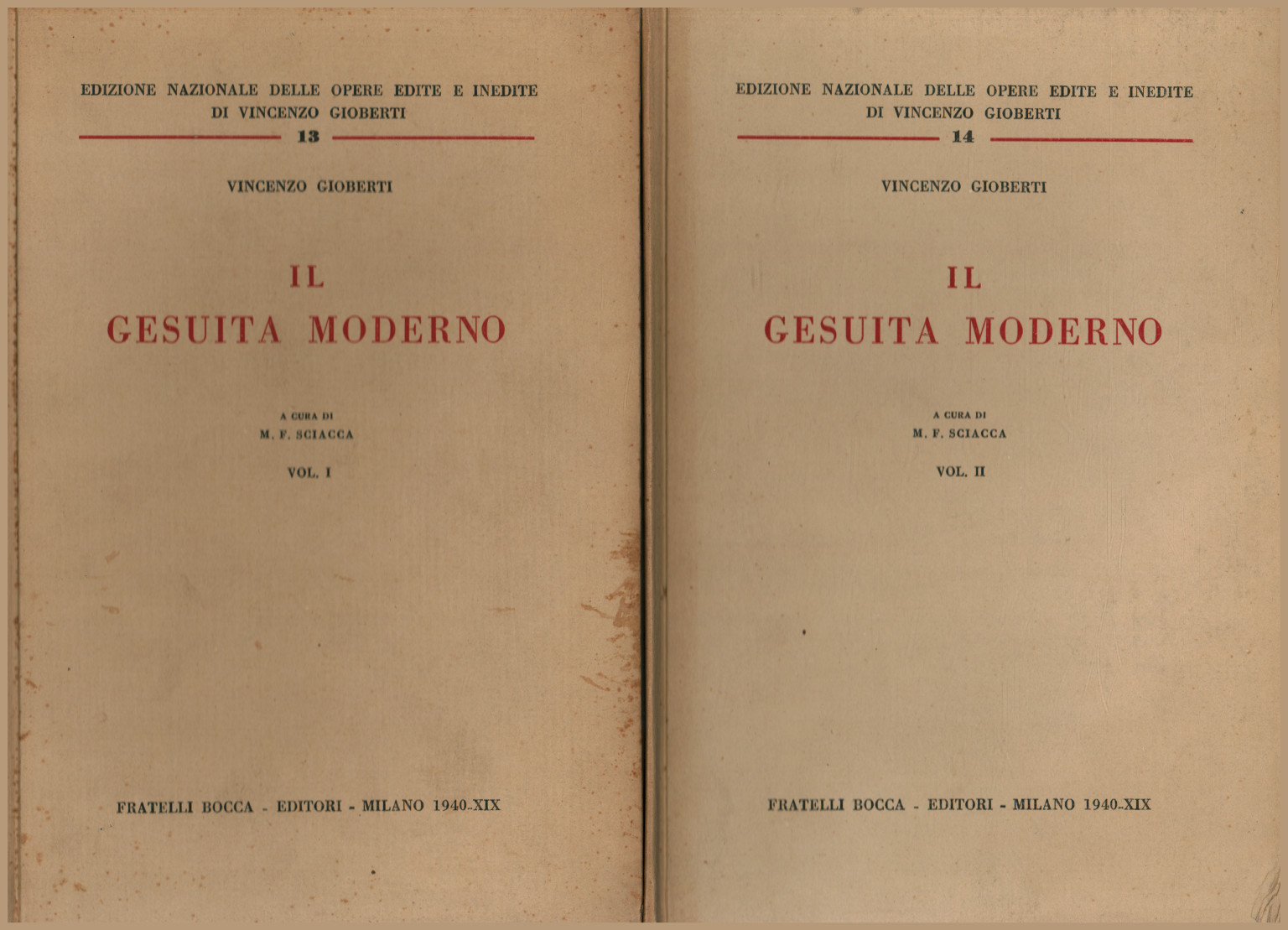 Le jésuite moderne (2 volumes), Vincenzo Gioberti