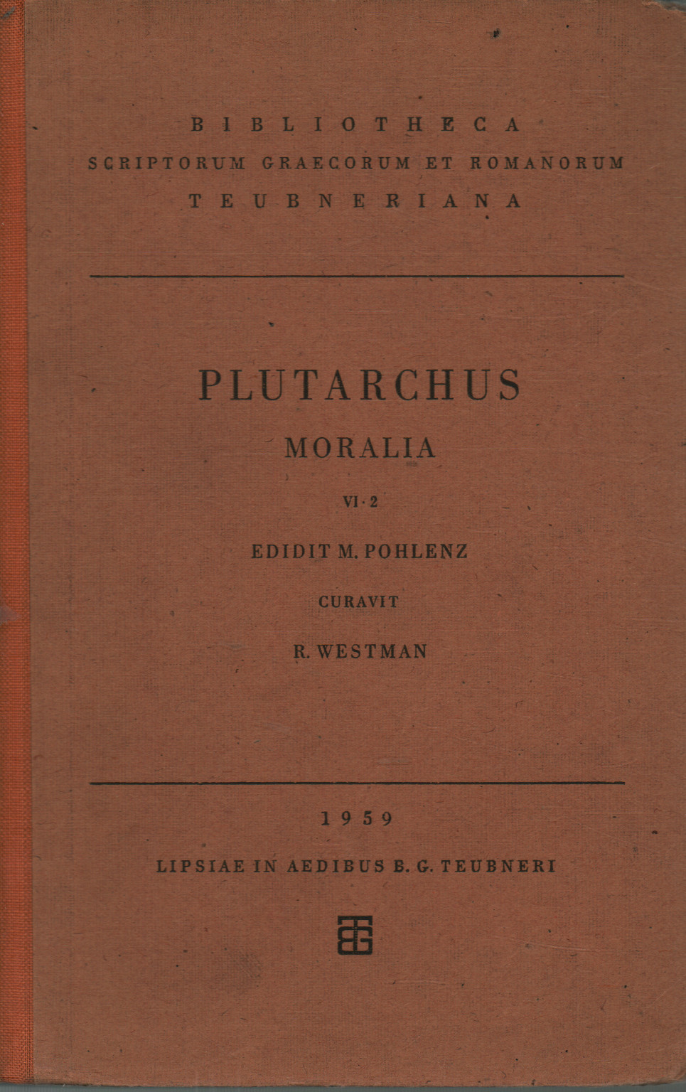 Moralia (vol. VI fasc. 2), Plutarch