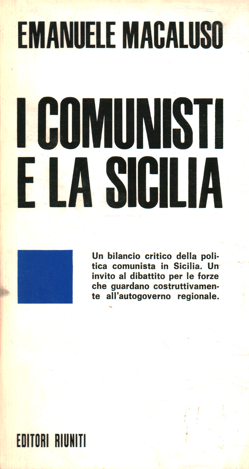 Les communistes et la Sicile, Emanuele Macaluso