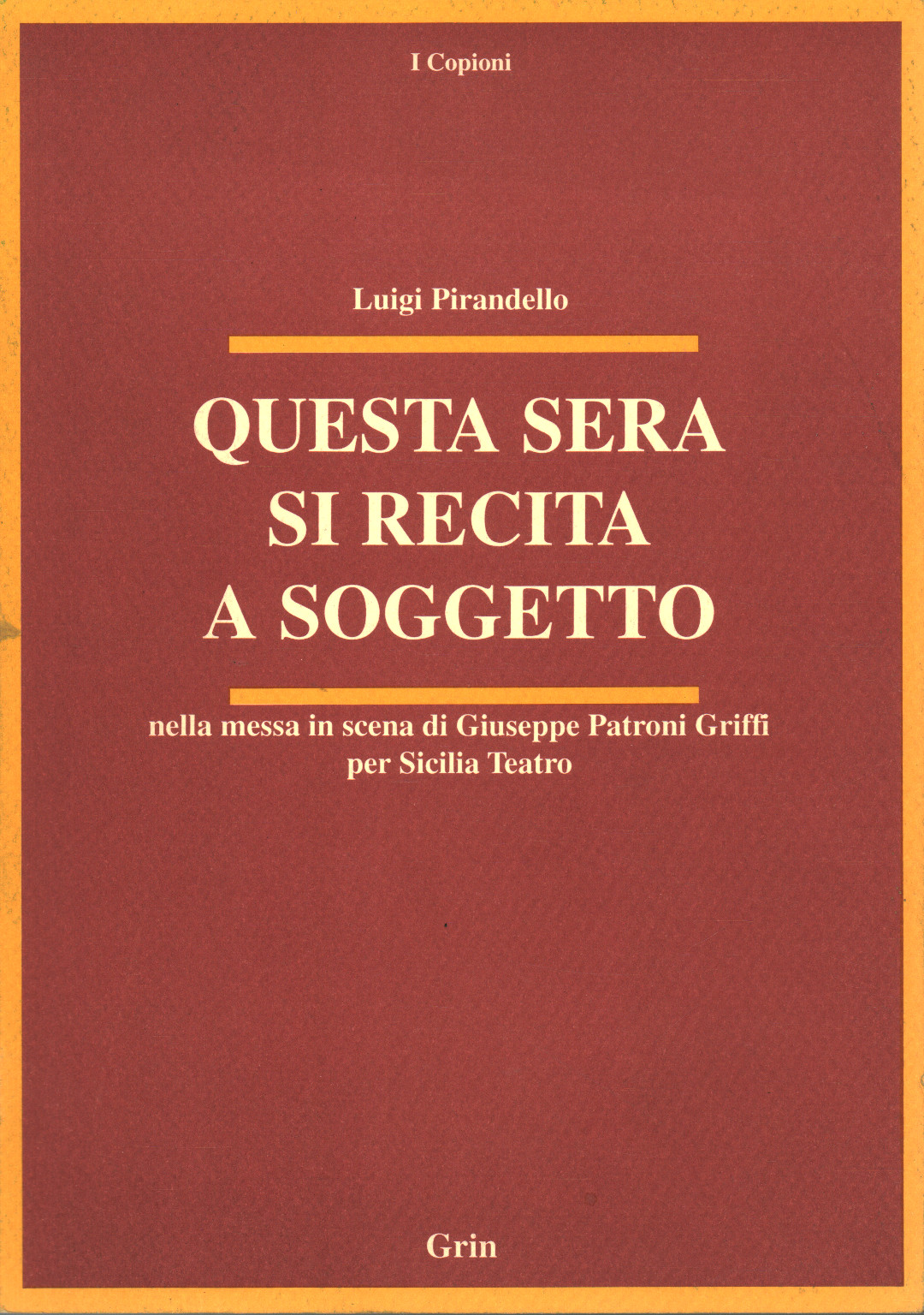 Esta noche recitamos el tema, Luigi Pirandello