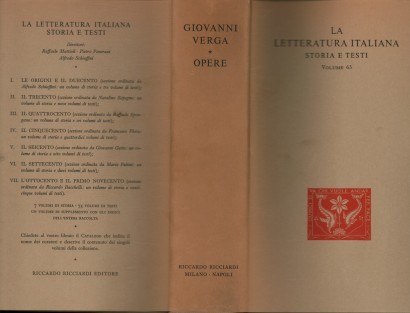 Opere di Giovanni Verga