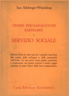 Teorie psicoanalitiche kleiniane e servizio sociale