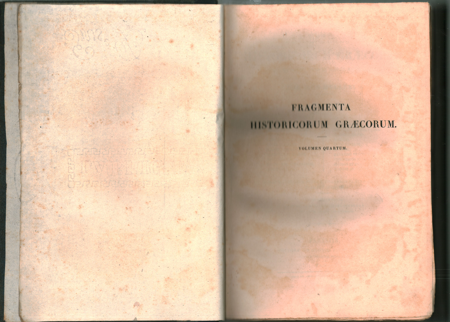 Fragmenta histororum graecorum. Volumen Quartum, Karl Müller