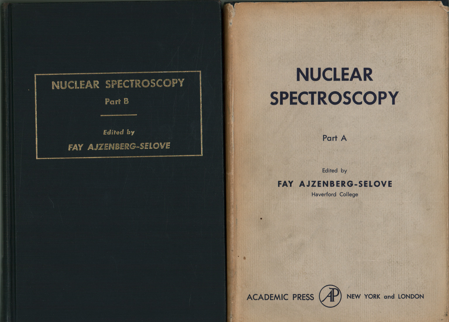 Kernspektroskopie (2 Bände), Fay Ajzenberg-Selove