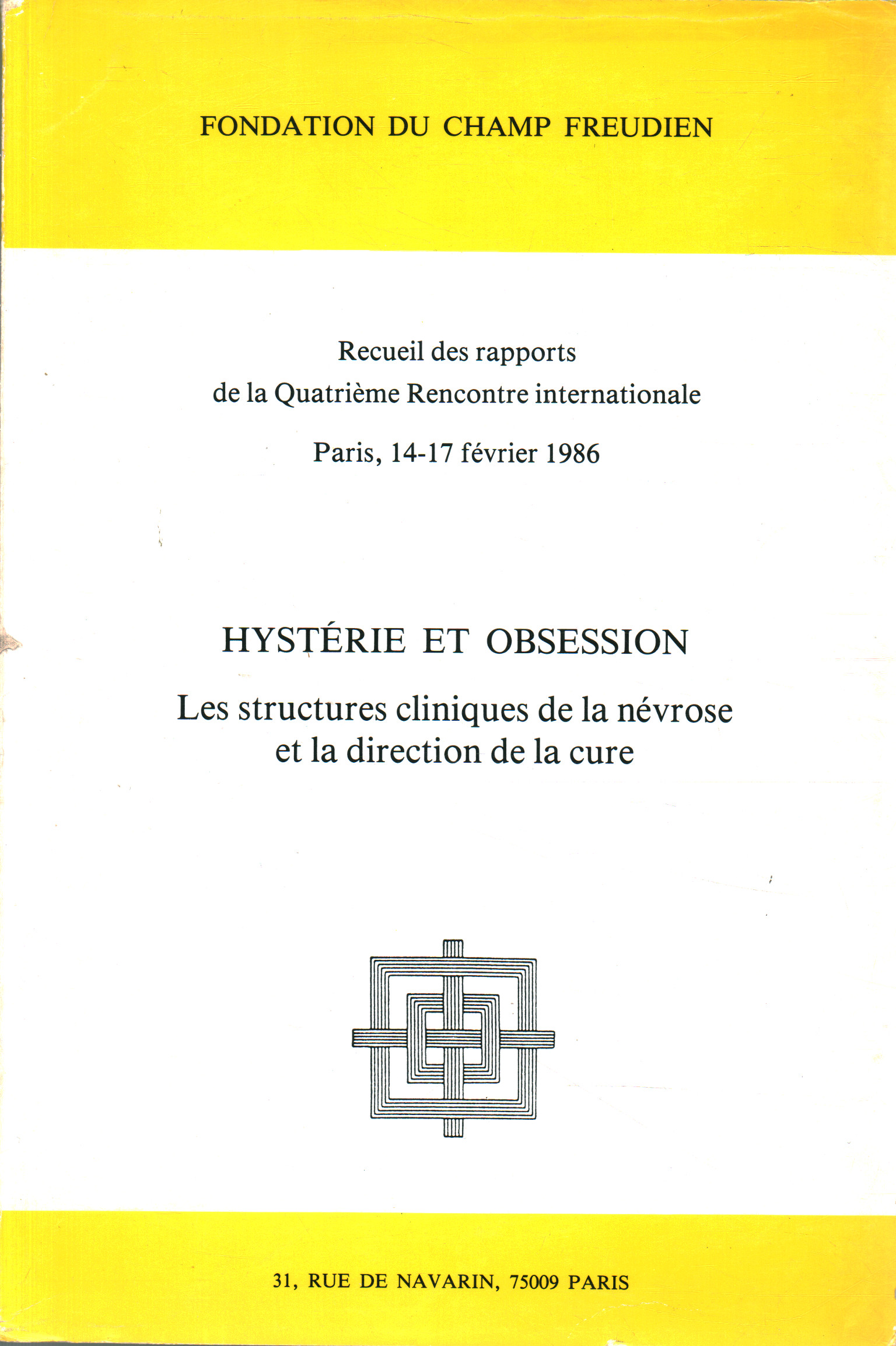 Hysterie und Besessenheit. Les Structures Cliniques de, AA.VV