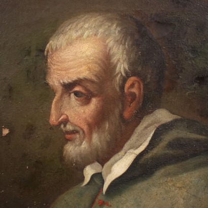 Portrait du Bienheureux Ancina Huile sur Toile Italie XVIII Siècle