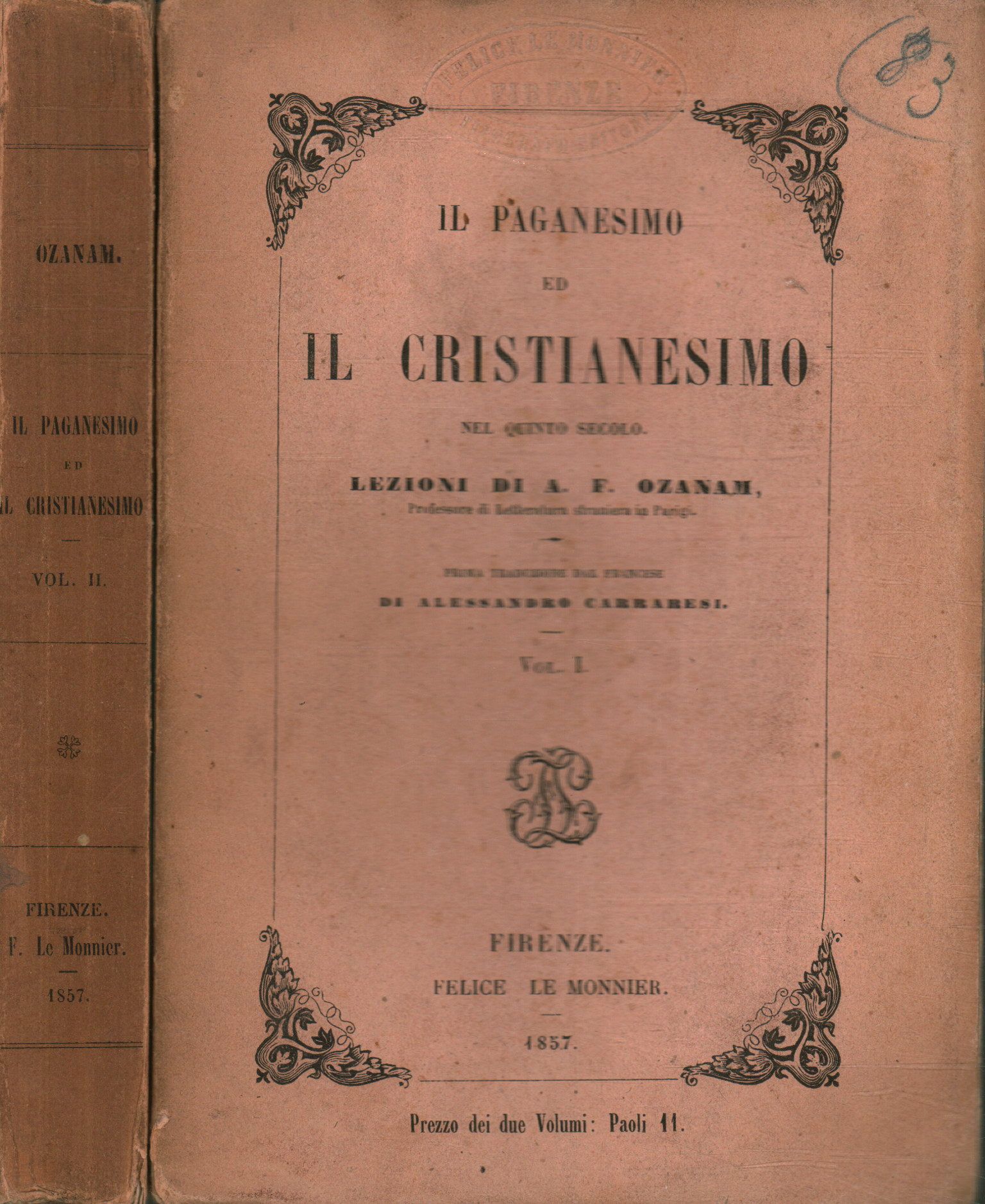 Il paganesimo ed il cristianesimo nel