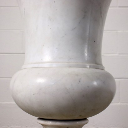 Medici Vase Carrara Marble - Italy XX Century