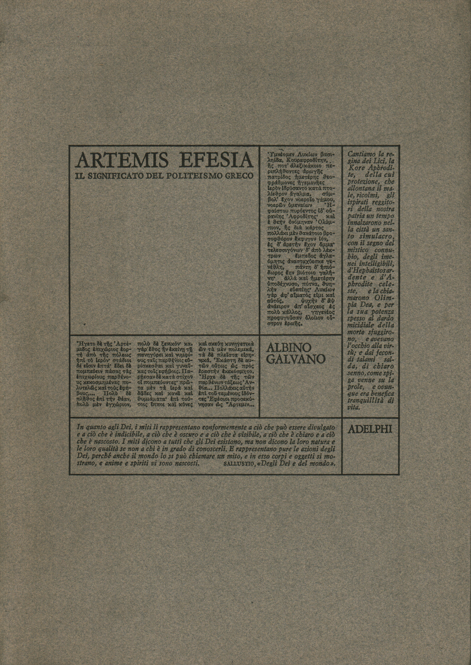 Artemis Ephesia. Die Bedeutung des polit