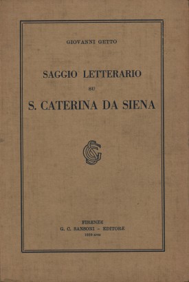 Saggio letterario su S. Caterina da Siena