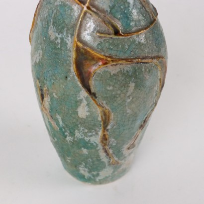 C. Zauli Vase Terracotta Italy 1950s