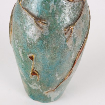 Vase C. Zauli Terre Cuite Italie Années 1950