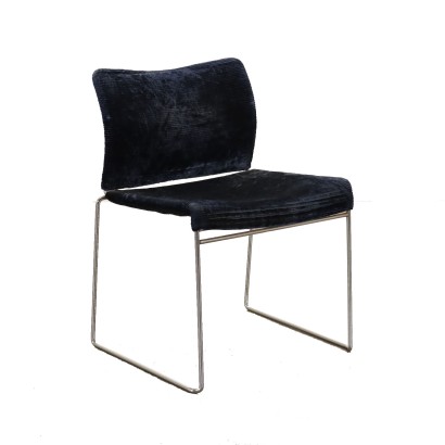 Simon Gavina Jano Chair Velvet Italy 1970s