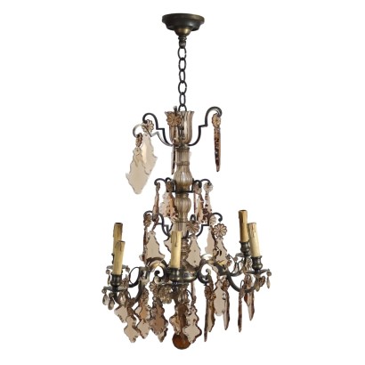 Chandelier Glass Italy XX Century