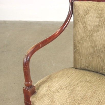 Chaise Tissu Italie Années 1950-1960