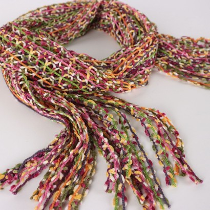 missoni, foulard missoni, sciarpa missoni, fantasia missoni, missoni secondhand, made in italy,Sciarpa Multicolor Missoni