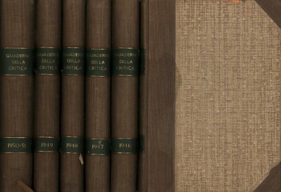 Quaderni della critica 1945-1951 (6 Volumi)