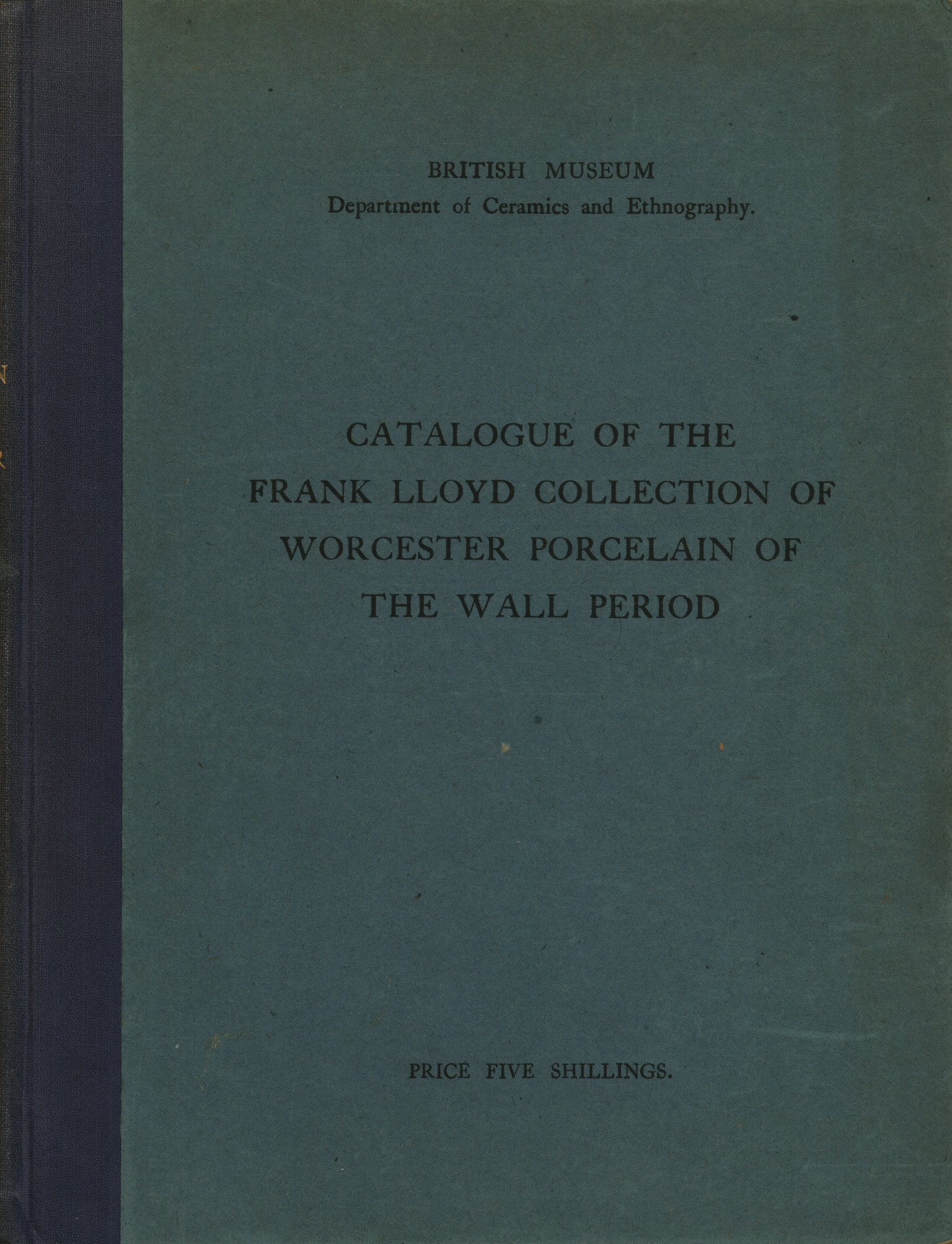 Katalog der Frank Lloyd Collection%