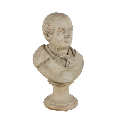 Male Bust Terracotta Europe XIX Century