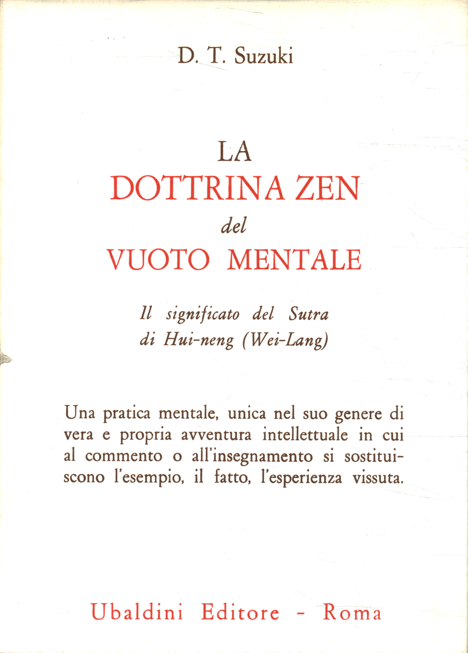 La dottrina Zen del vuoto mentale