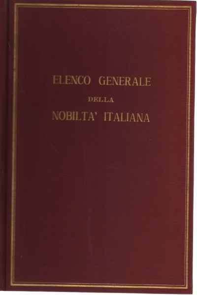 Lista general de la nobleza italiana