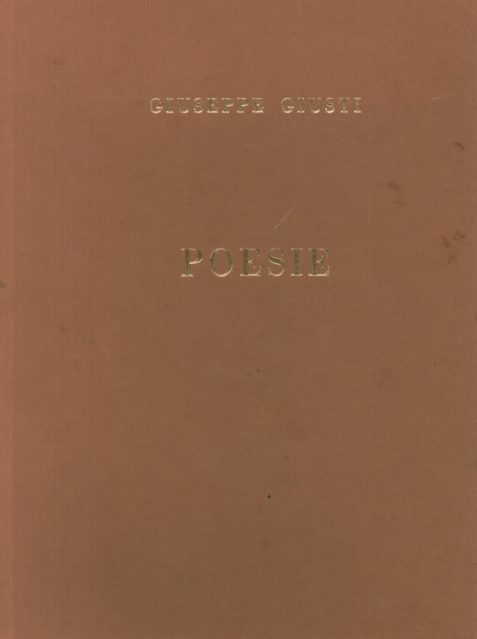 Gedichte, Gedichte von Giuseppe Giusti